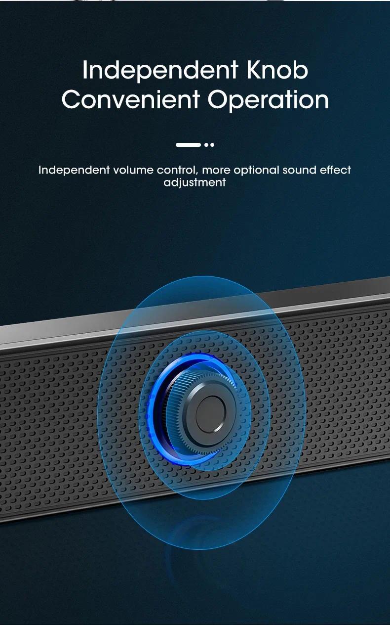 PC Soundbar Wired and Wireless Bluetooth Speaker USB Powered Soundbar for TV Pc Laptop Gaming Home Theater Surround Audio System PC Soundbar Wired and Wireless Bluetooth Speaker USB Powered Soundbar for TV Pc Laptop Gaming Home Theater Surround Audio System