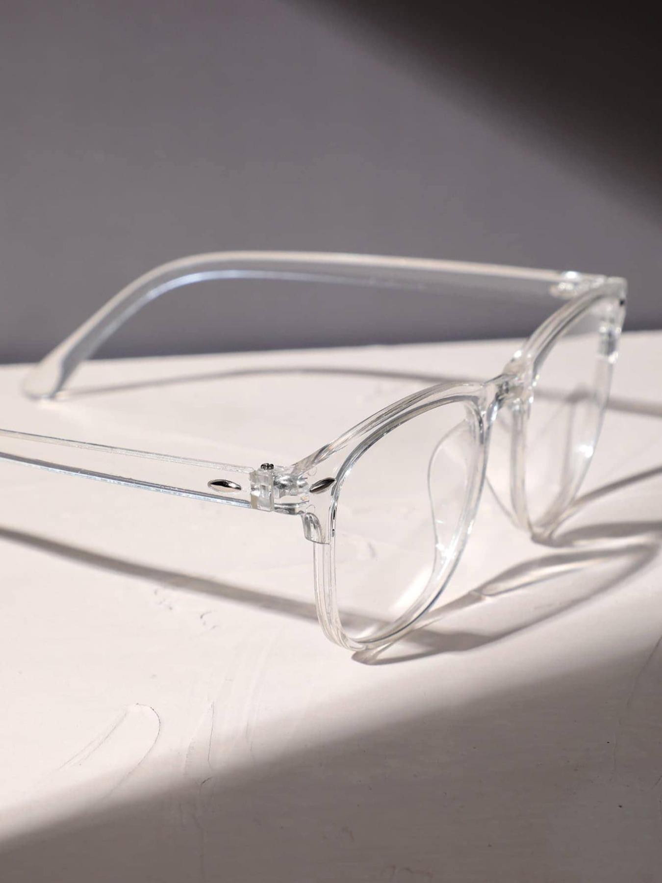 Unisex Vintage Leopard Pattern Eyeglasses (1 Pair), Simple Style Plain Color Eyeglasses for Everyday Use, Fashion Eyeglasses for Daily Clothing Decor