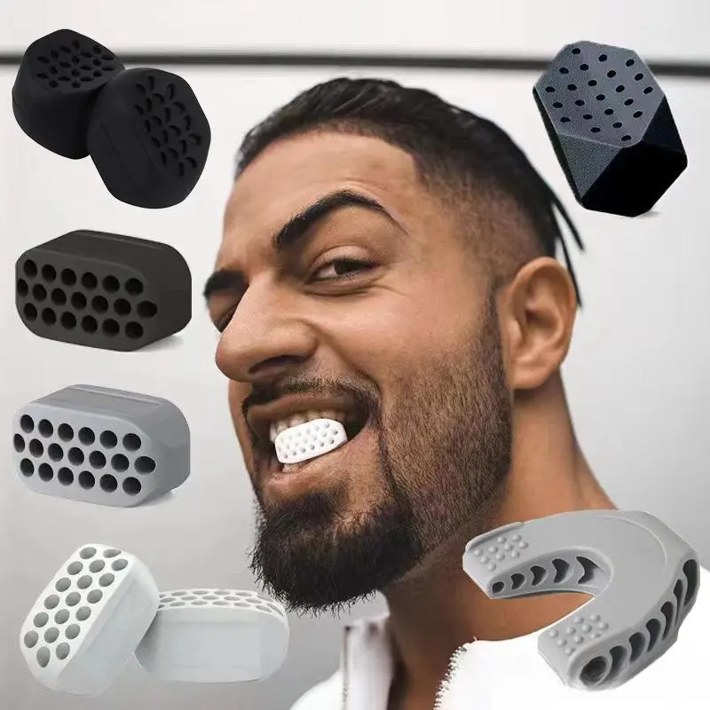 Trendy Pocket Jaw Gym - Lightweight Mini Facial Exerciser, Gentle Unscented Squeeze Tool for Daily Masseter Muscle Training, Adults, Daily Routine Training, Place Between Teeth, Portable Jaw Gym, Facial Slimming & Massage Tools