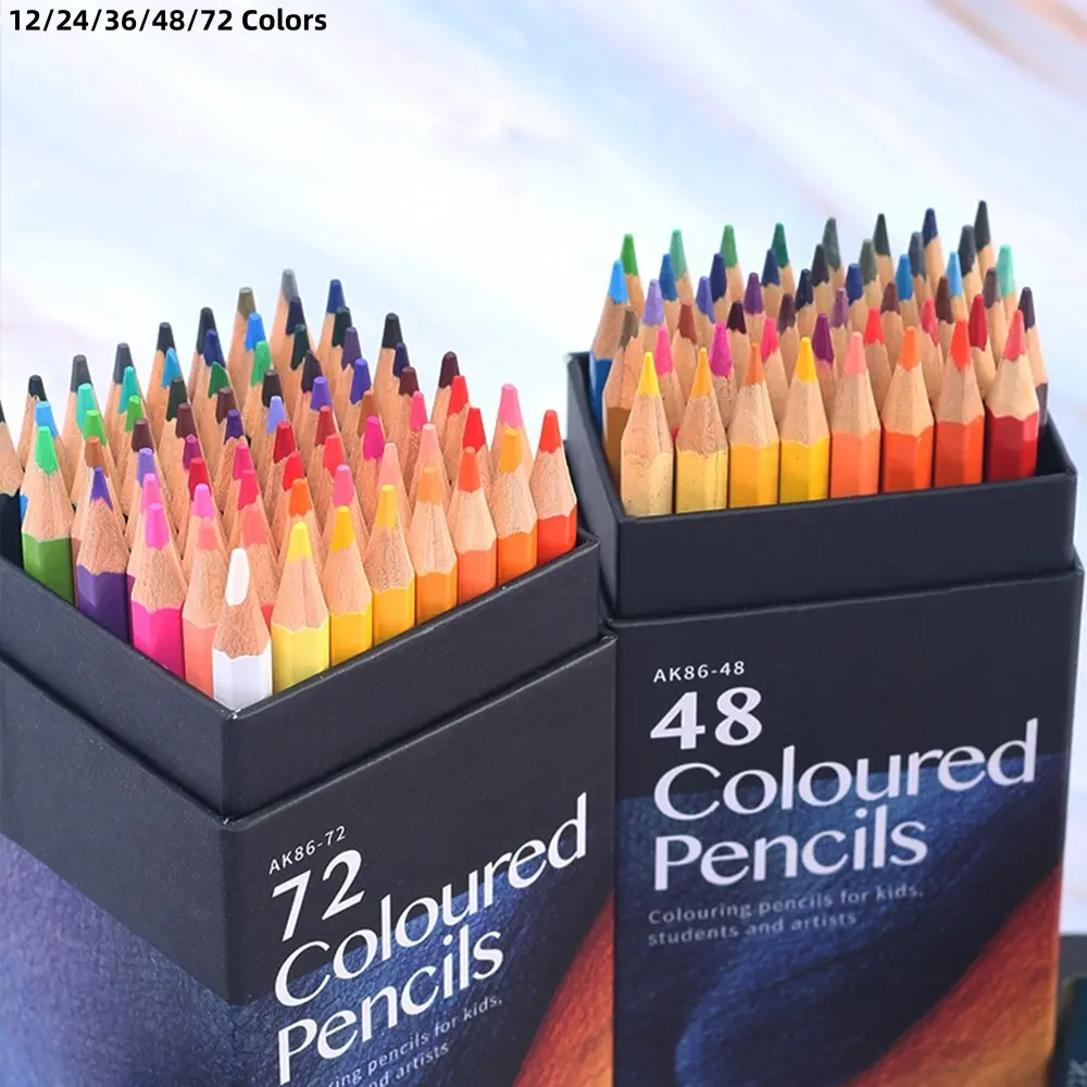 Colored Pencils for Adult Coloring Books, Soft Core Art Coloring Pencil Set for Adults Kids Beginners, Drawing Pencils for Sketching, Shading, Blending