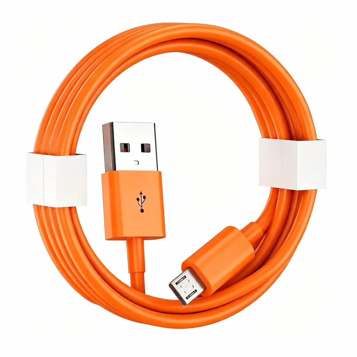 Ring Enabled Video Doorbell Accessory (2020 Release) - 3.3ft Orange, Compatible with Ring Doorbell 2/3/3 Plus/4, Pro/Plus & Cameras, 10000+ Bending Test, Superconducting Copper Wire Design, 40-60mb/s Transfer Speed, Manufacturer Warranty, Durability 10000