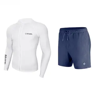 Men Split Wetsuit Quick Dry UV Protection Couple Jellyfish Suit Long Sleeve Pants for Snorkeling Surfing Warm Swimwear