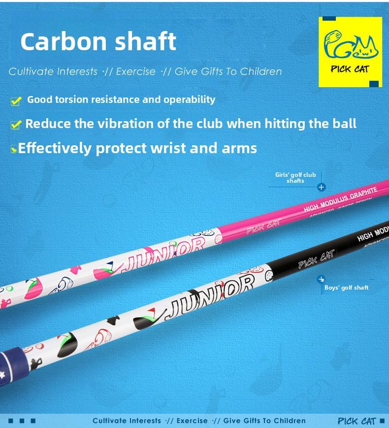 PGM Golf Clubs – Large-Volume Driver, Fairway Wood, and Hybrid – For Boys and Girls – Beginner Set for Children