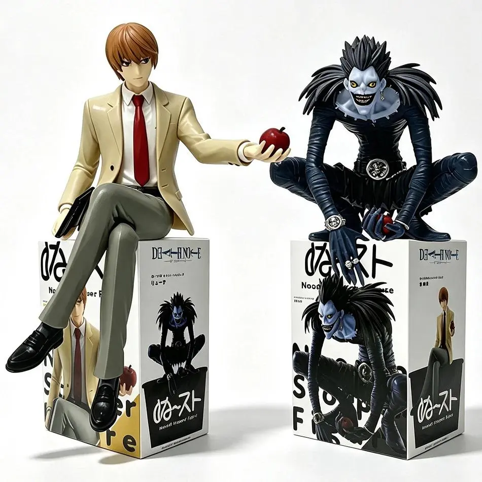 Death Note Anime Character Sitting Posture Night God Moon Death God Ryuk Figurine PVC Model Ornament Anime Peripheral Gift