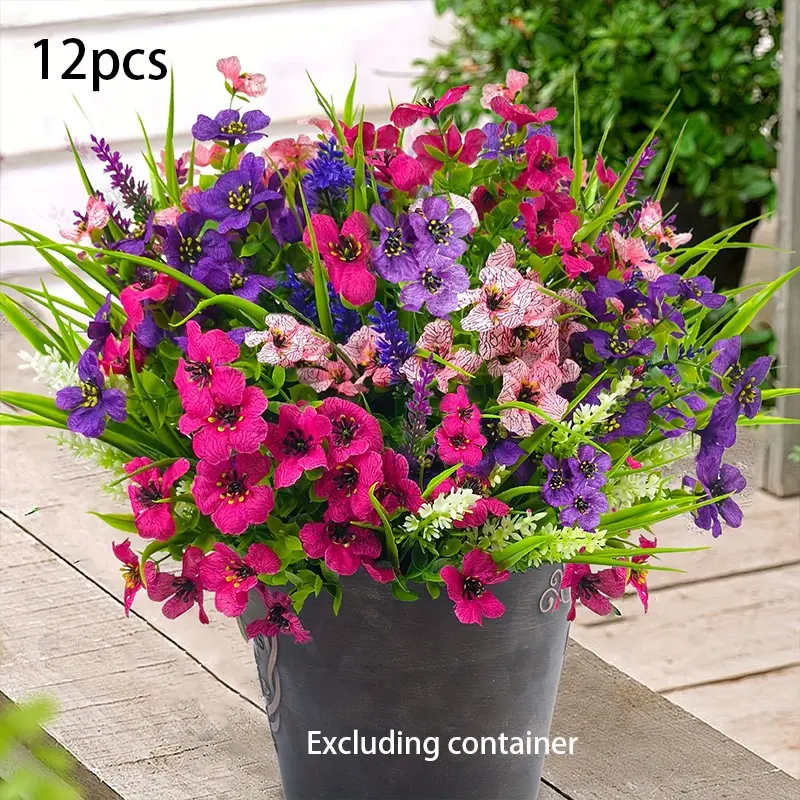 Realistic Artificial Flowers, Eucalyptus Lavender, Outdoor Indoor Decor, Wedding Anniversary Mother's Day Gifts, Festive Arrangements, Decorative Flowers