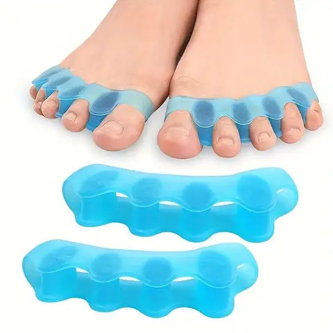 2-Pack Toe Separators for Shoes and Boots, Foot Care Ergonomic Design for Comfortable Toe Alignment, Prevent Blisters and Promote Healthy Spacing