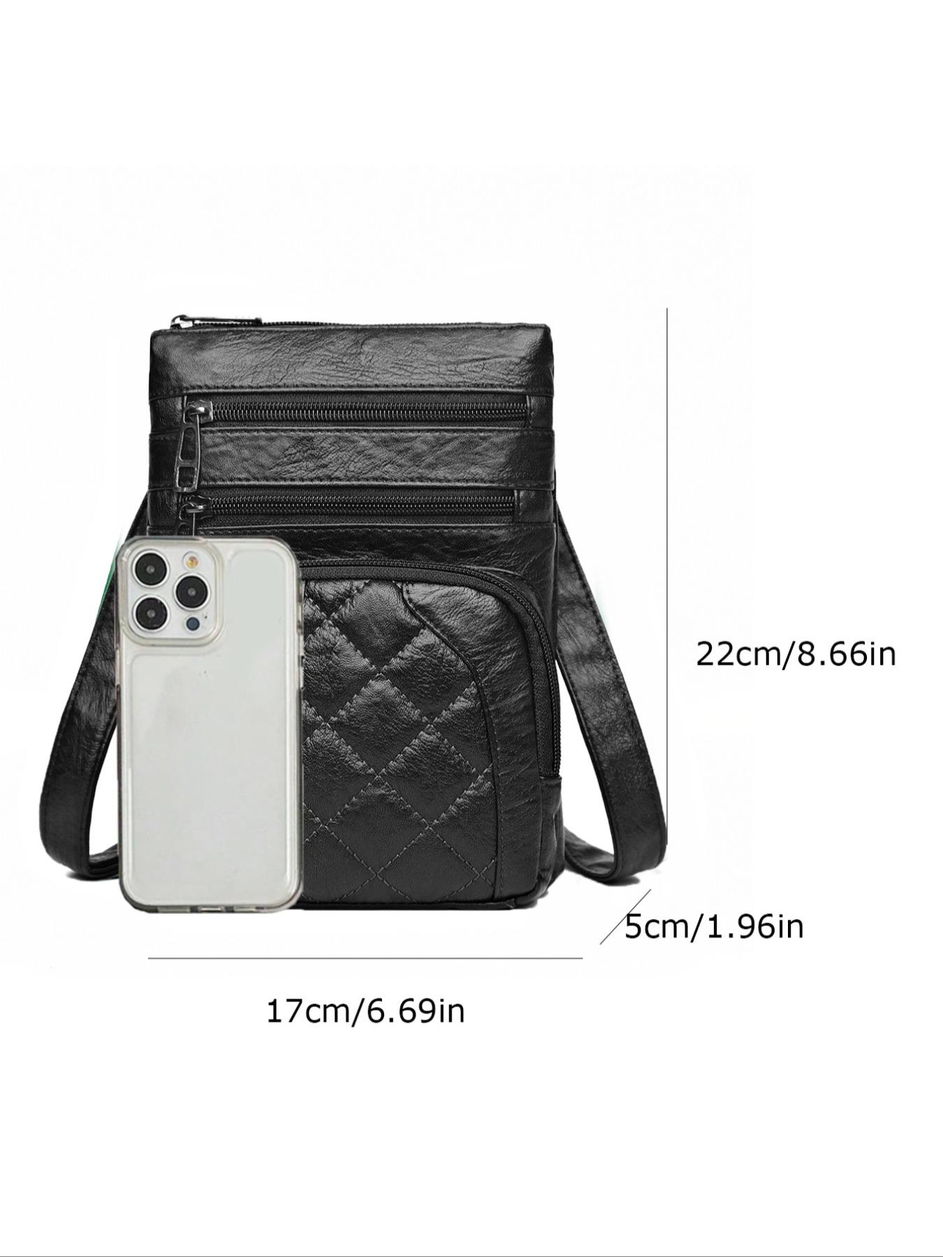 Women's Elegant Vintage Crossbody Bag, Trendy Plain Color Crossbody Bag, Fashionable Crossbody Bag for Daily Use, Cross Body Bags