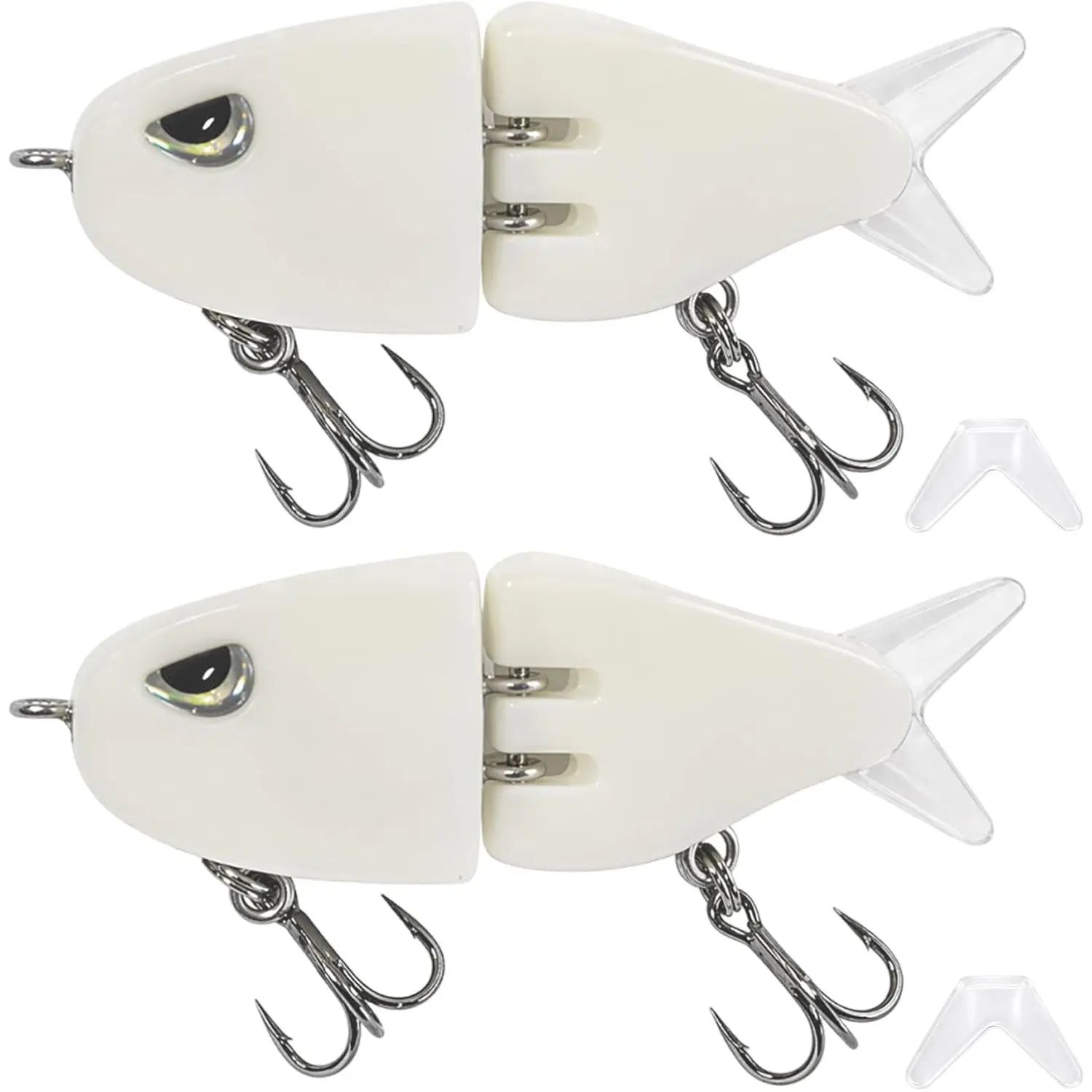 Mini Glide Fishing Lures,Multi-Jointed Hard Swimbait with Treble Hooks Mini Glide Fishing Lures,Multi-Jointed Hard Swimbait with Treble Hooks