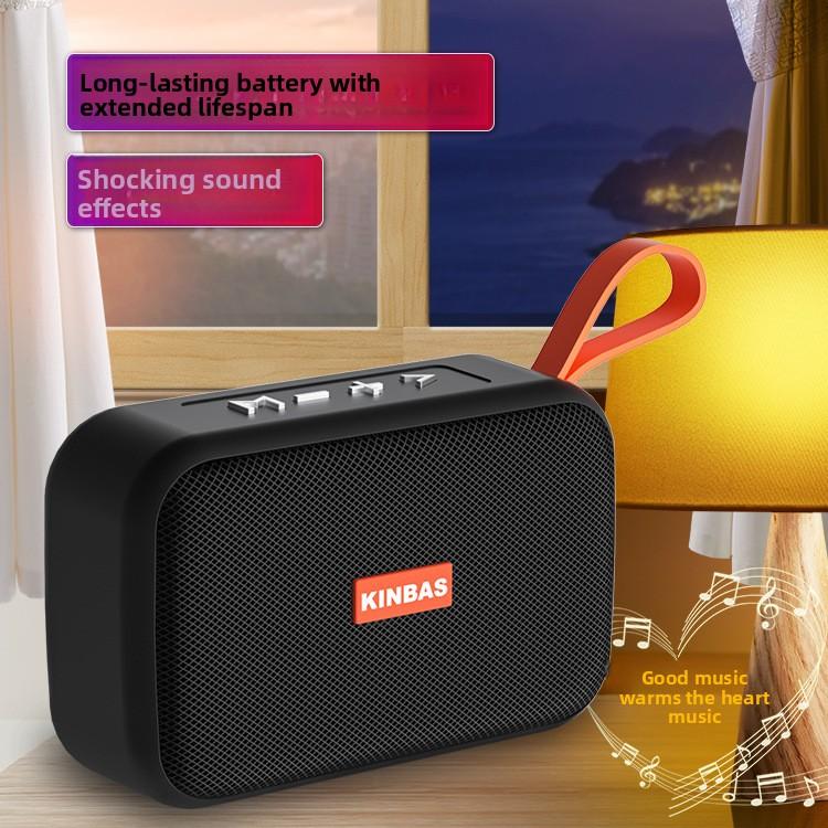 Loud Bass Wireless Bluetooth Speaker Waterproof Outdoor Mini Radio U Disk Supported Car Portable