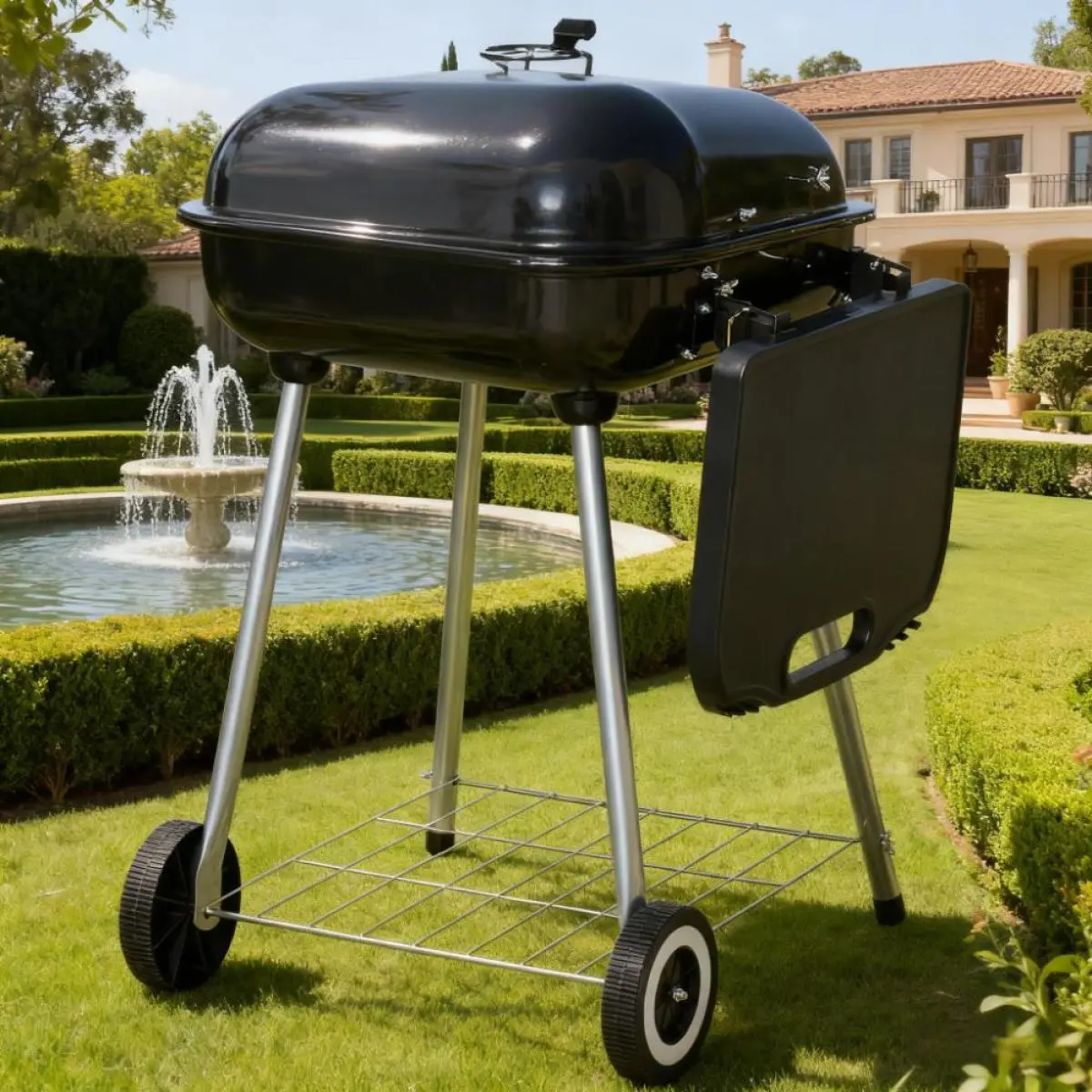 Aobtkel22" Charcoal Barbecue Grill On-Site