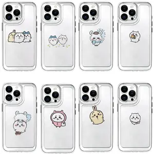 Cute Chikawa Anime Characters Clear Phone Case for iPhone 17 16 15 14 13 12 11 Pro Max Plus Air Samsung S23 S24 S25 S26 Perfect for Christmas Birthday Holiday Gifts