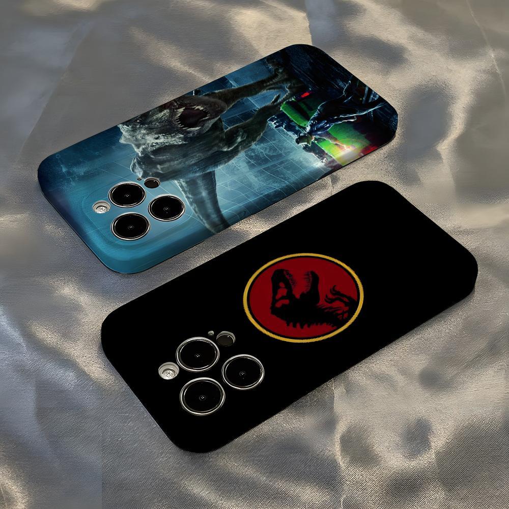 Jurassic Park Phone Case For IPhone 16 17 Pro Max 15 14 13 12 11 Pro11 Mini 2025 16 Glossy HD Film Cover