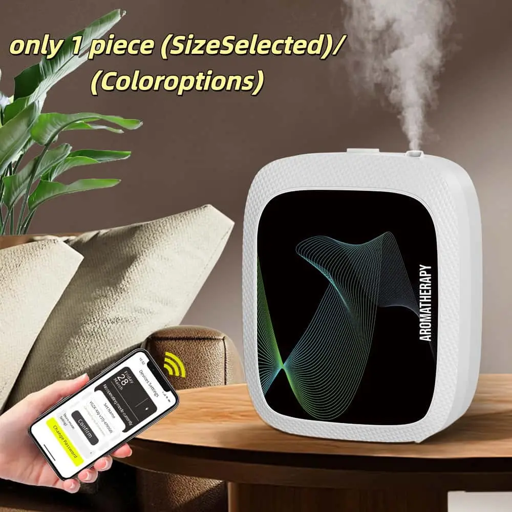 Smart Bluetooth-compatible APP-Controlled Aroma Diffuser, 150ML Large Capacity, Wall-Mounted & Tabletop, Low Noise, Home Office Hotel Use, Aromatherapy Diffusers