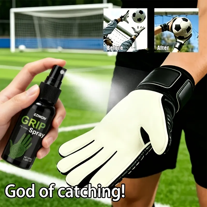 Gloves Durable Thickening Anti-Slip Spray, Enhancing Ball Control in Training And Competition, Strengthening Adhesion And Handling Stability, Suitable for Soccer Gloves, Golf Clubs, Weightlifting Equipment, Sports Gear, Baseball Gloves