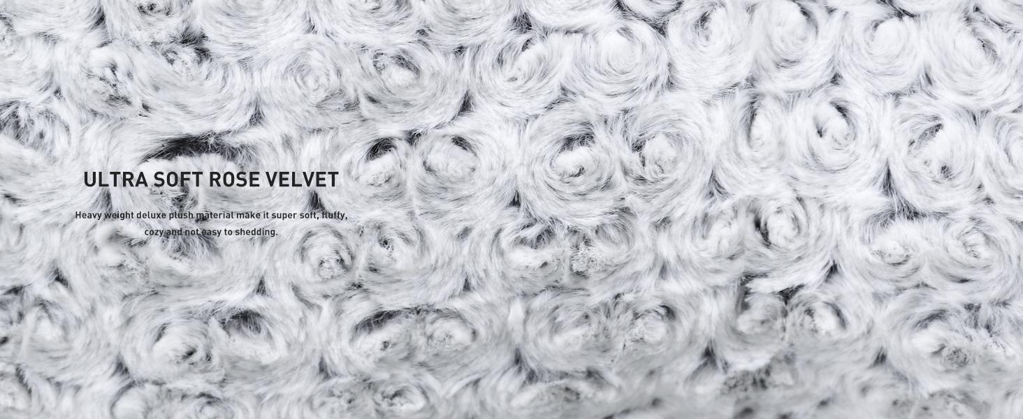 Washable Dog Bed Deluxe Plush Dog Crate Beds Comfy Kennel Pad Anti-Slip Pet Sleeping Mat for Large, Jumbo, Medium, Small Dogs Breeds, 44" x 30", Gray