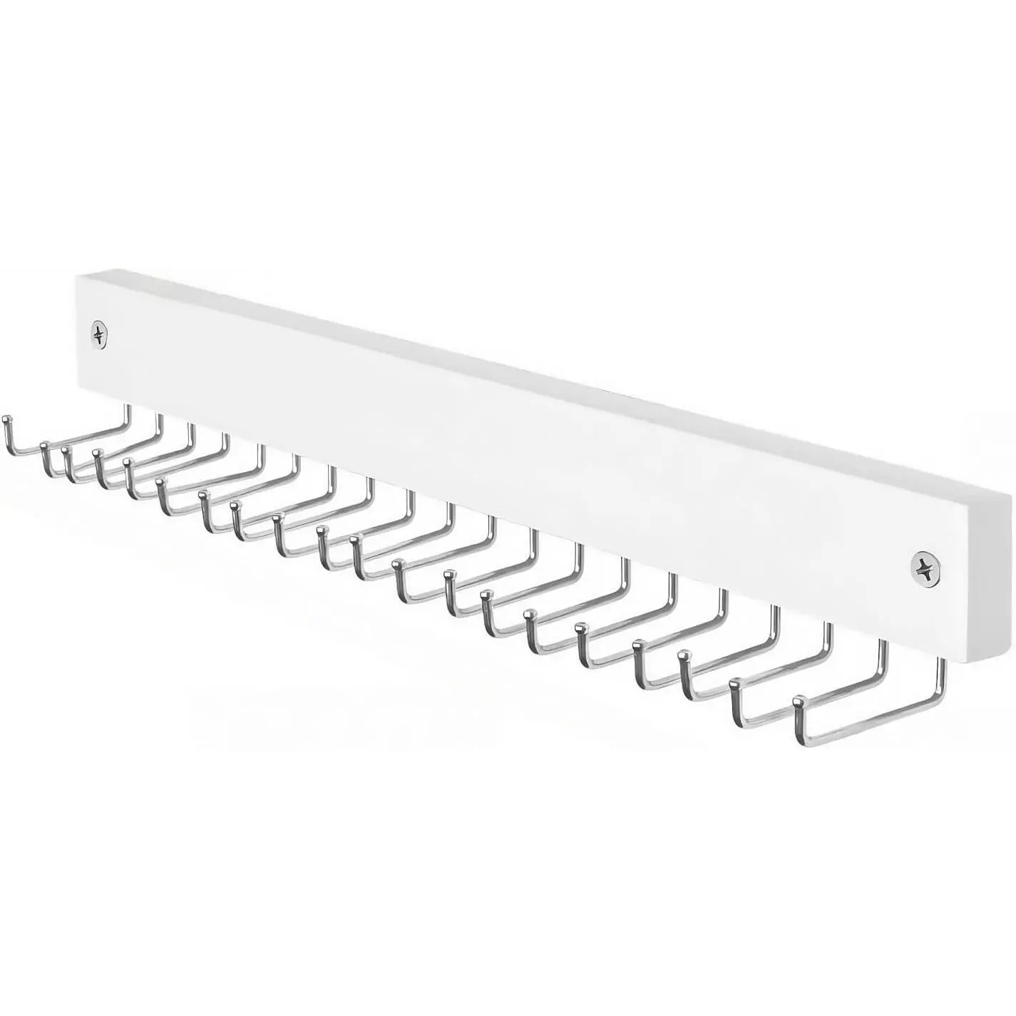 Wall-Mounted Belt Hanger,  Rack with 20 Rotating Hooks | Multi-Functional Closet Organizer for Ties, Belts, Scarves & Accessories