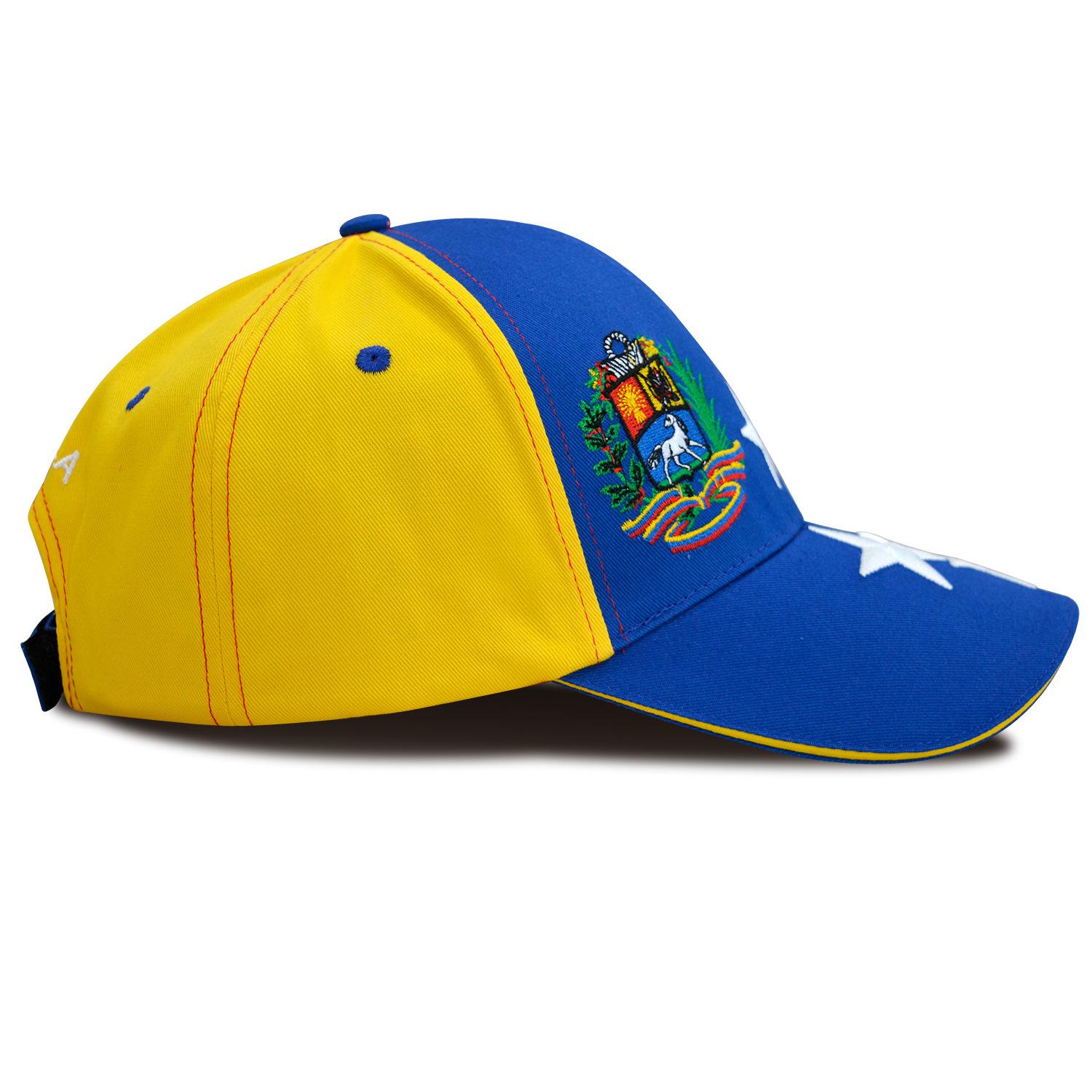 3D Embroidered Venezuelan Flag Baseball Cap| Adjustable Strap| Street Fashion Hat