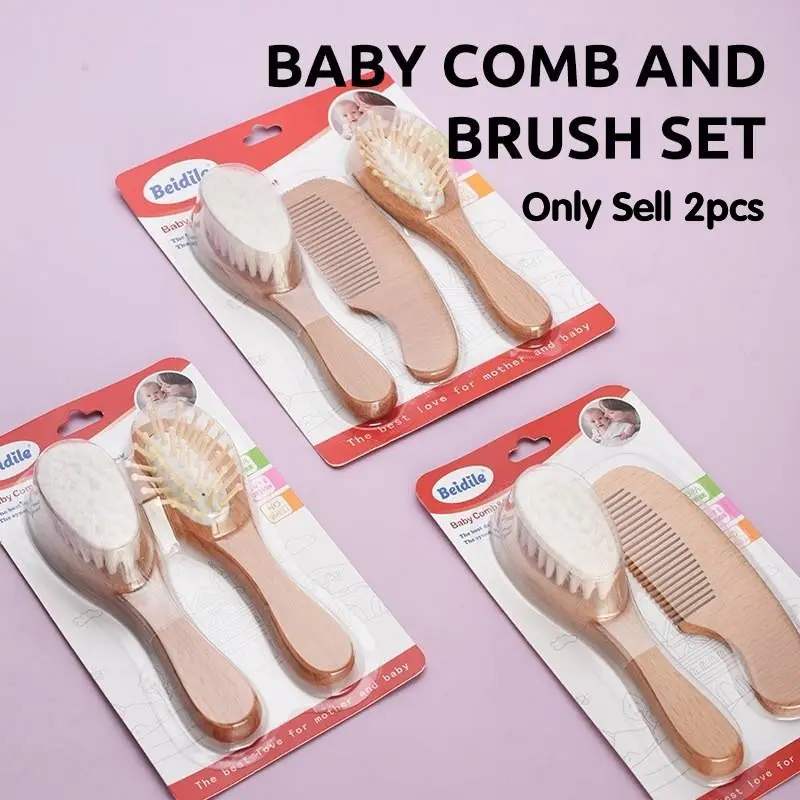 Baby Hair Care Essentials, Newborn Combs & Brush, Cradle Cap Brush, Gentle & Safe Design, Perfect Gift for New Parents, Durable Material, Easy Grip Handle, Ideal for Daily Use