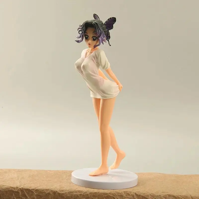 Demon Slayer Anime Figure Kawaii Kochou Shinobu Action Figure Cute Toy Collectible Decoration Statue Figurine PVC GK Model Doll