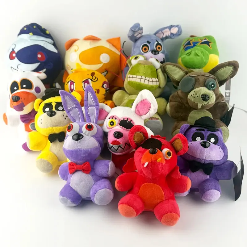 2026 Five Night At Freddy Fnaf Plush Cute Toys Doll Bonnie Bear Foxy Cartoon Stuffed Dolls Freddy Toys For Children Fans Gifts
