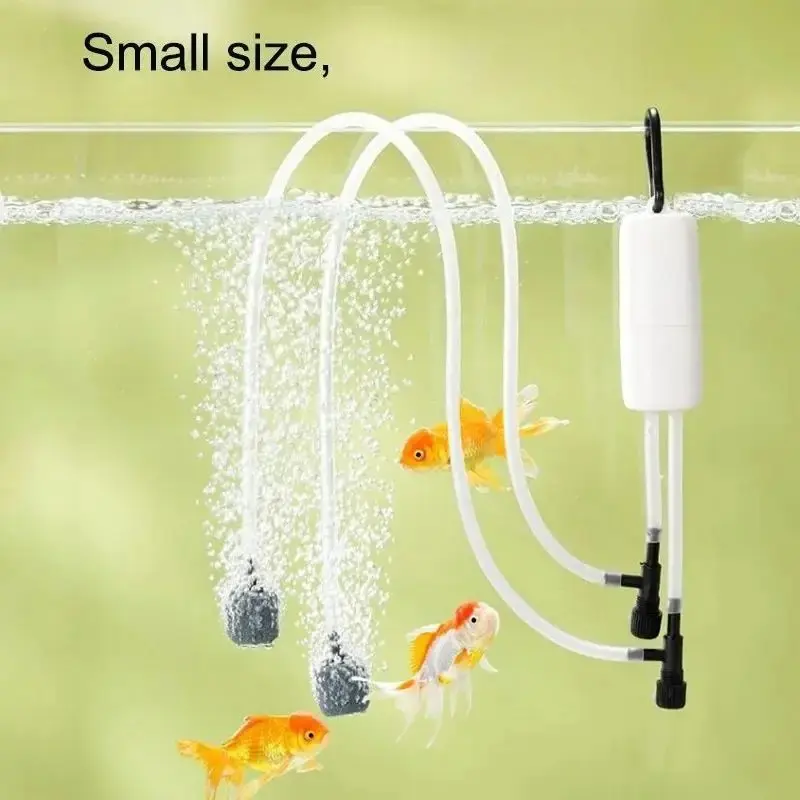 Oxygenator Small Oxygen Pump Portable Mini USB Charging Fish Tank Oxygen Pump Fish Farming Aquarium Supplies