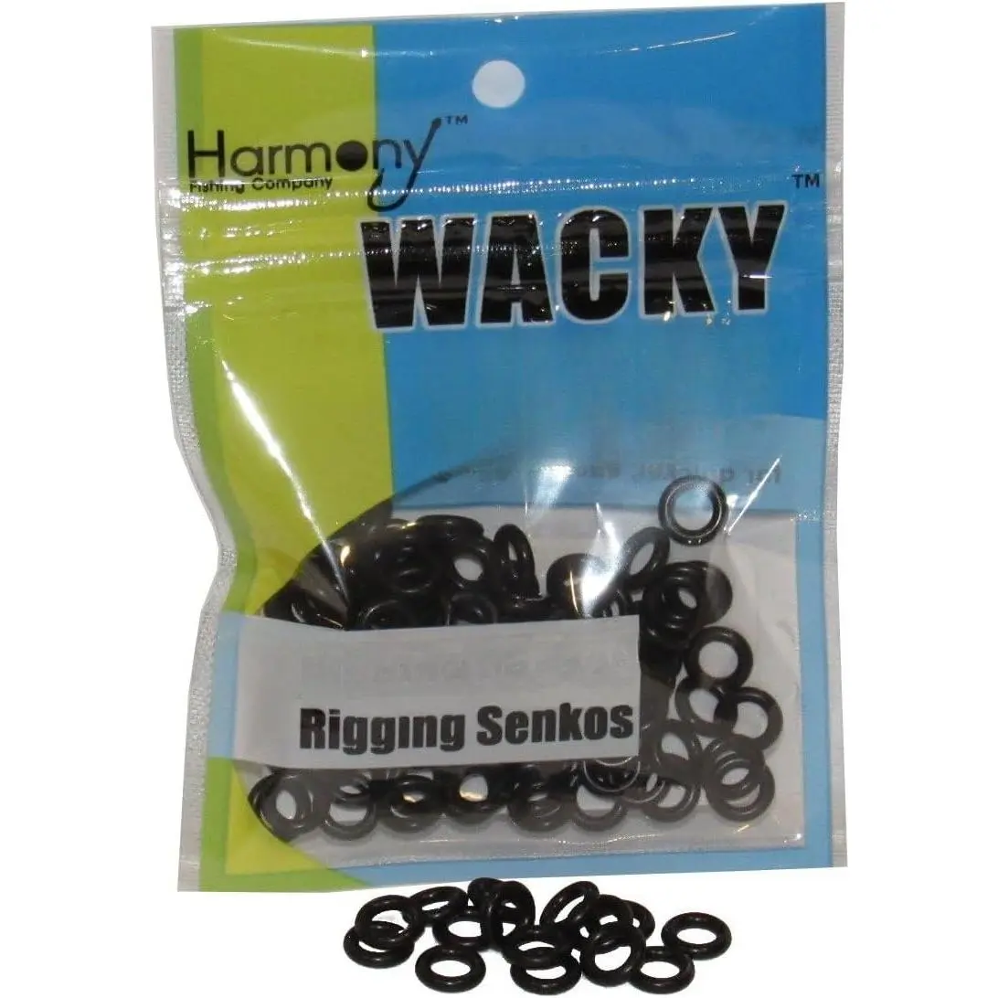 (100pk) – O- for  Rigging Senkos/Worms/Soft Stickbaits –  Saver O for Senko Worm – Save Your Baits from Tearing While  Neko Rigging