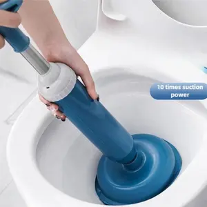 High Suction Toilet Plunger, Powerful Drain Cleaner, Essential Bathroom Cleaning Tool, Home Use, Unclogs Toilets and Pipes