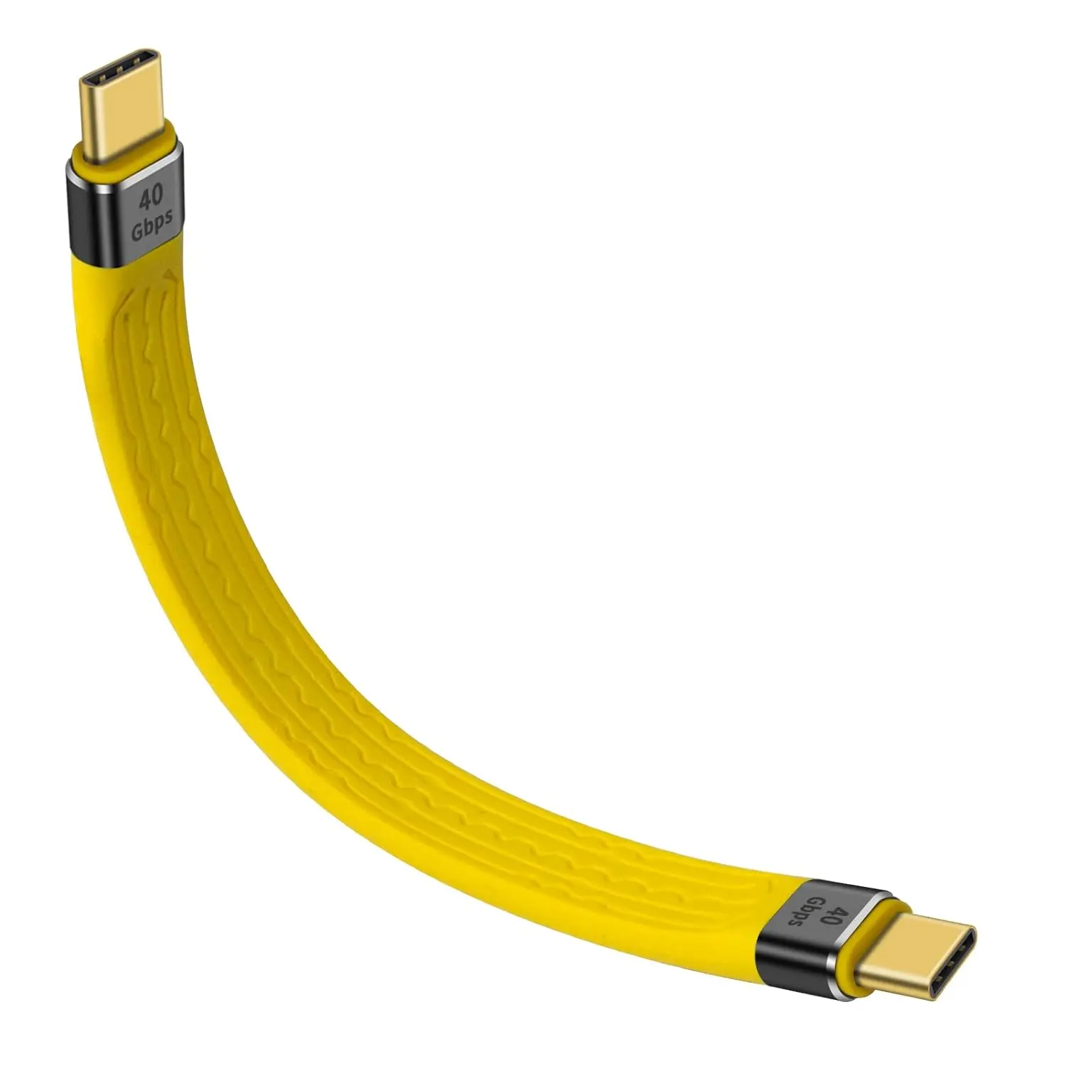 Short USB C to USB C  5Inch, 40Gbps, 8K@60HZ Video,100W PD and Data Sync, Type C to Type C Male to Male  Compatible with Thunderbolt 3 Interface, MacBook, External SSD
