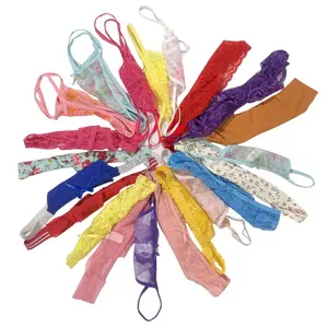 Multiple Print Surprise Multipack Assorted Thong Tangas Gstring Thin Lace Women Underwear