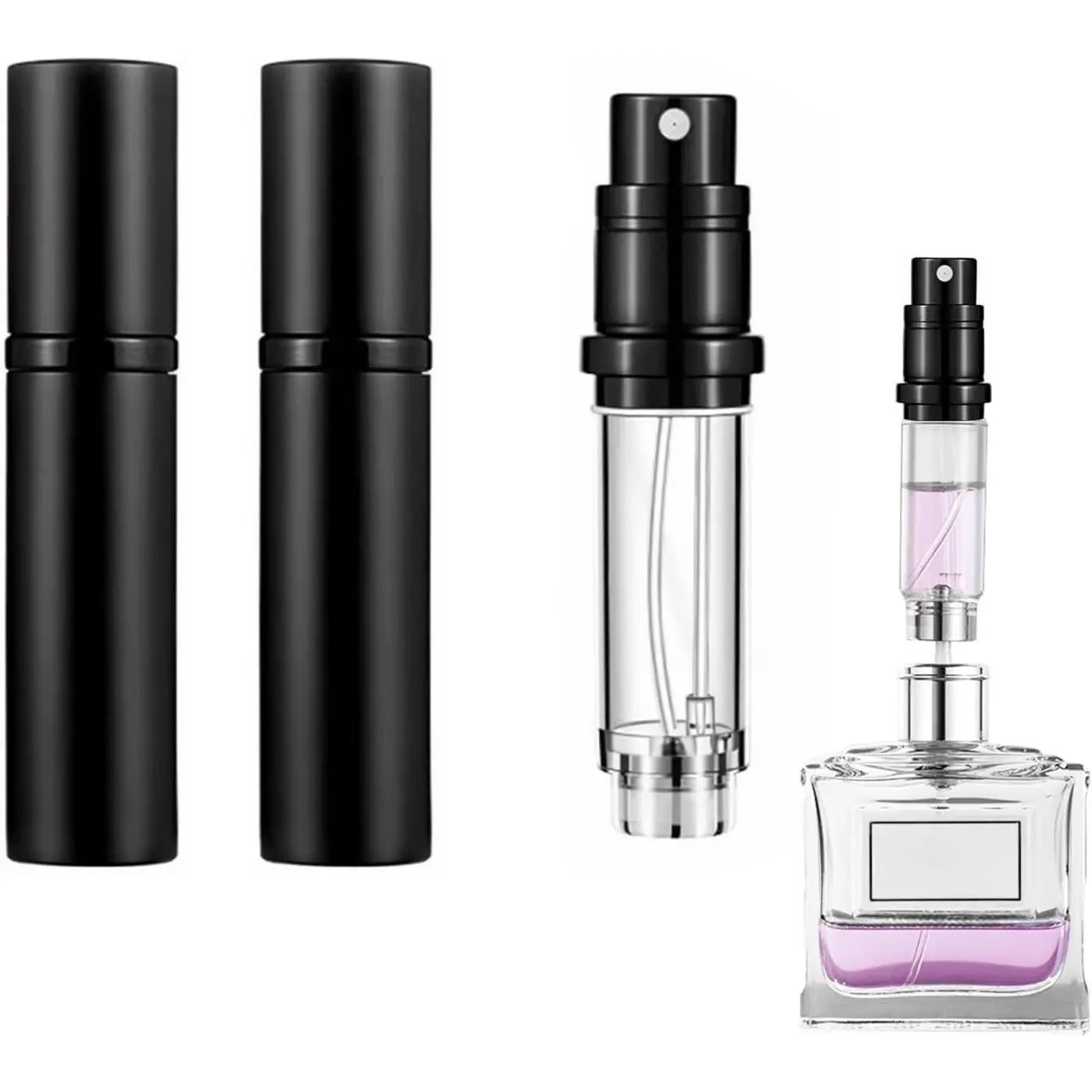 2-Pack 5ML Perfume Bottle Refillable Atomizer, Cologne  Bottle Travel