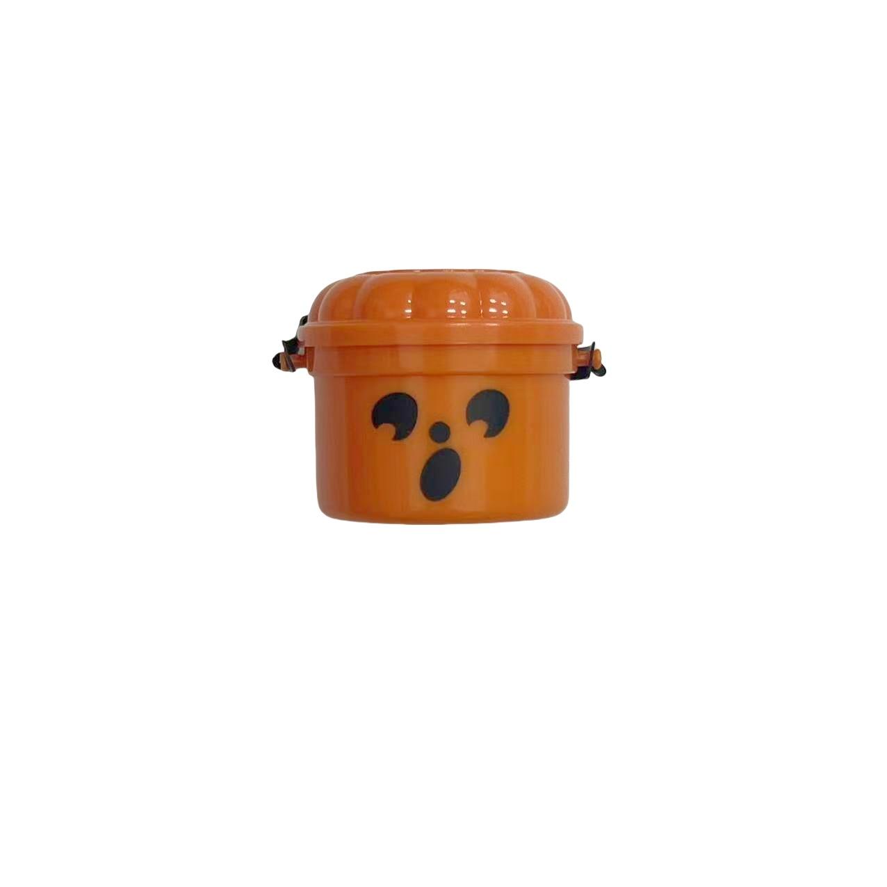 Mini Halloween Nostalgic Cute Plastic Buckets - Orange, Purple, White, Green with Jack-O'-Lantern Faces - Durable Water Buckets for Home Decor, Horror Party Supplies, Ghost Festival & Trick-or-Treat Celebrations, Playful Design, Party Favors Assortment