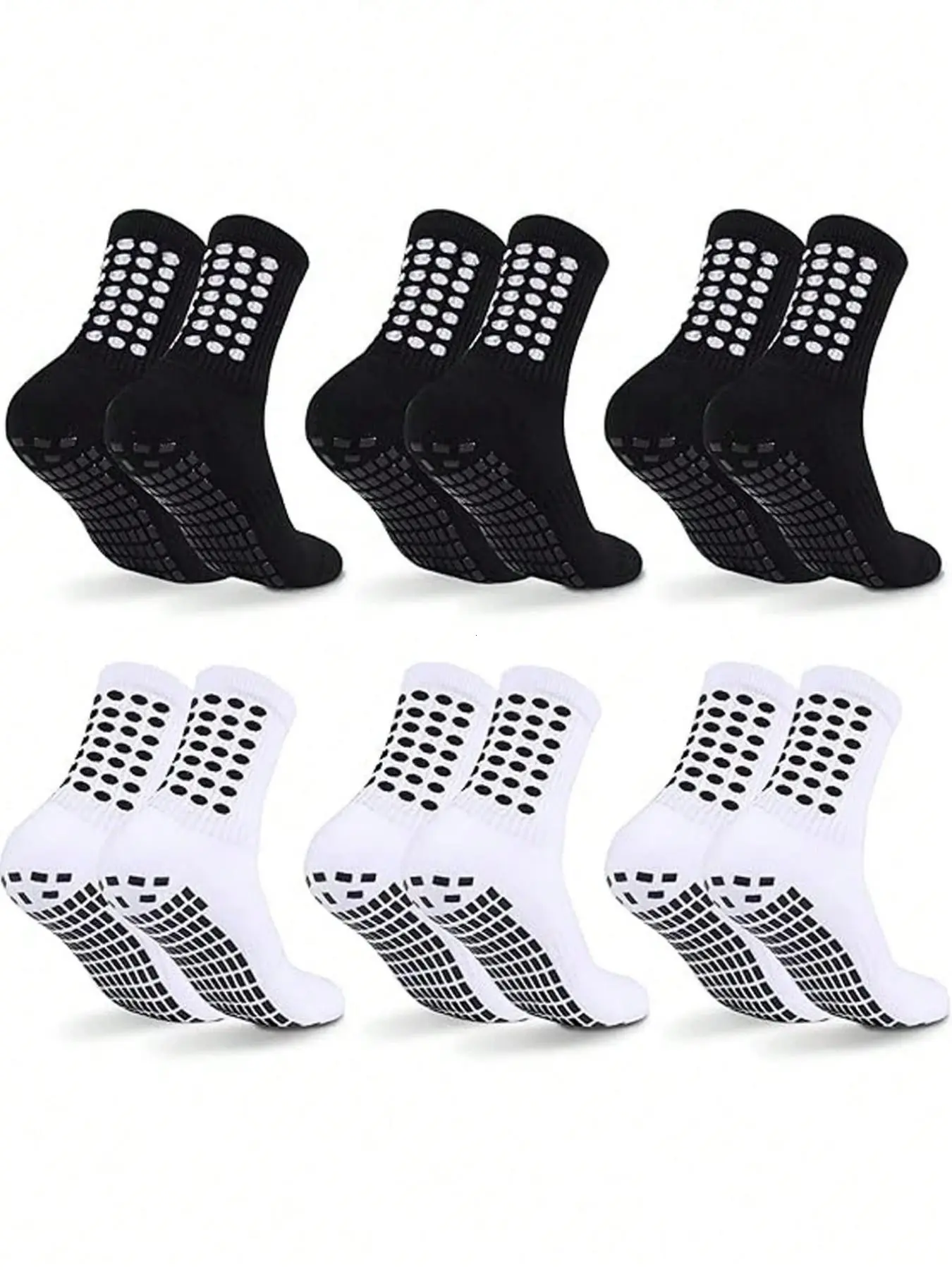 Men's Professional Anti-Slip Grip Soccer Socks, Sweat-Wicking, Long Tube Youth Sports Socks, Comfortable Soft, All-Season Wear