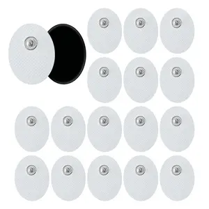 3x4cm Small Non-Woven Conductive Gel Electrode Pads for Facial and Body Massage Electrotherapy Device Accessories Replacement EMS Pulse Muscle Stimulation Pads