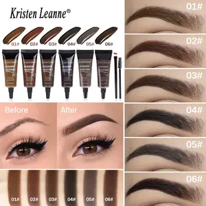24HR Long Wearing Tinted Eyebrow Gel Water Resistant Smudge Resistant Liquid Brow Color Lasting Styling Brow Makeup for Holiday Dinner Club Daily Brow Grooming