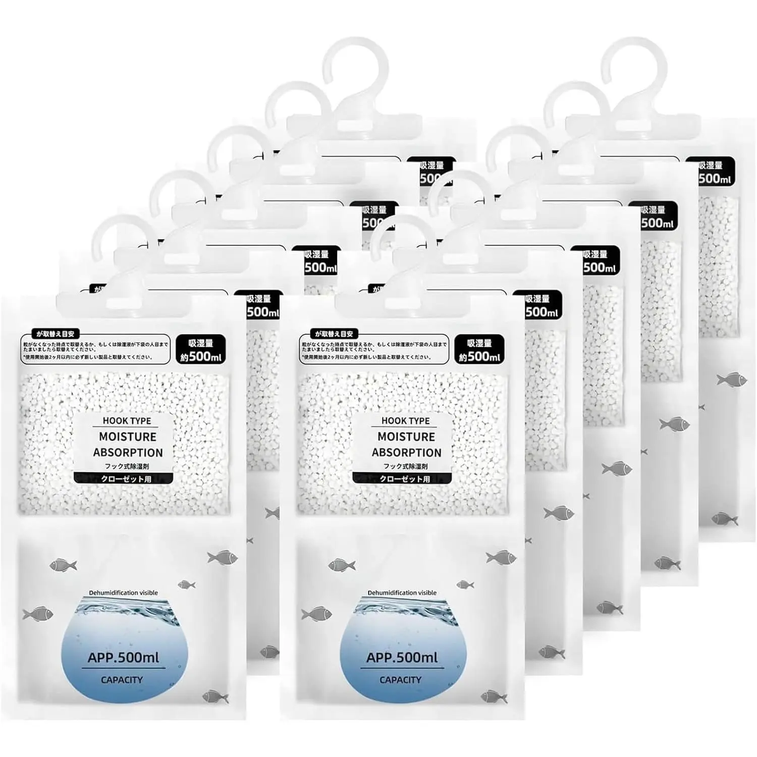 Absorbers, Portable Dehumidifier Bags. Free Humidity Absorber for Closet, Suitable forBedroom, Bathroom, Kitchen