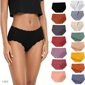 Women's 7-Pcs Ice Silk Seamless Essential Underwear - Soft Skin-Friendly Fabric Bottoms with Cotton Crotch, Breathable Hip-Lifting Period Briefs, Stretch Loungewear Fits Yoga Daily Wear,bag,accessory,