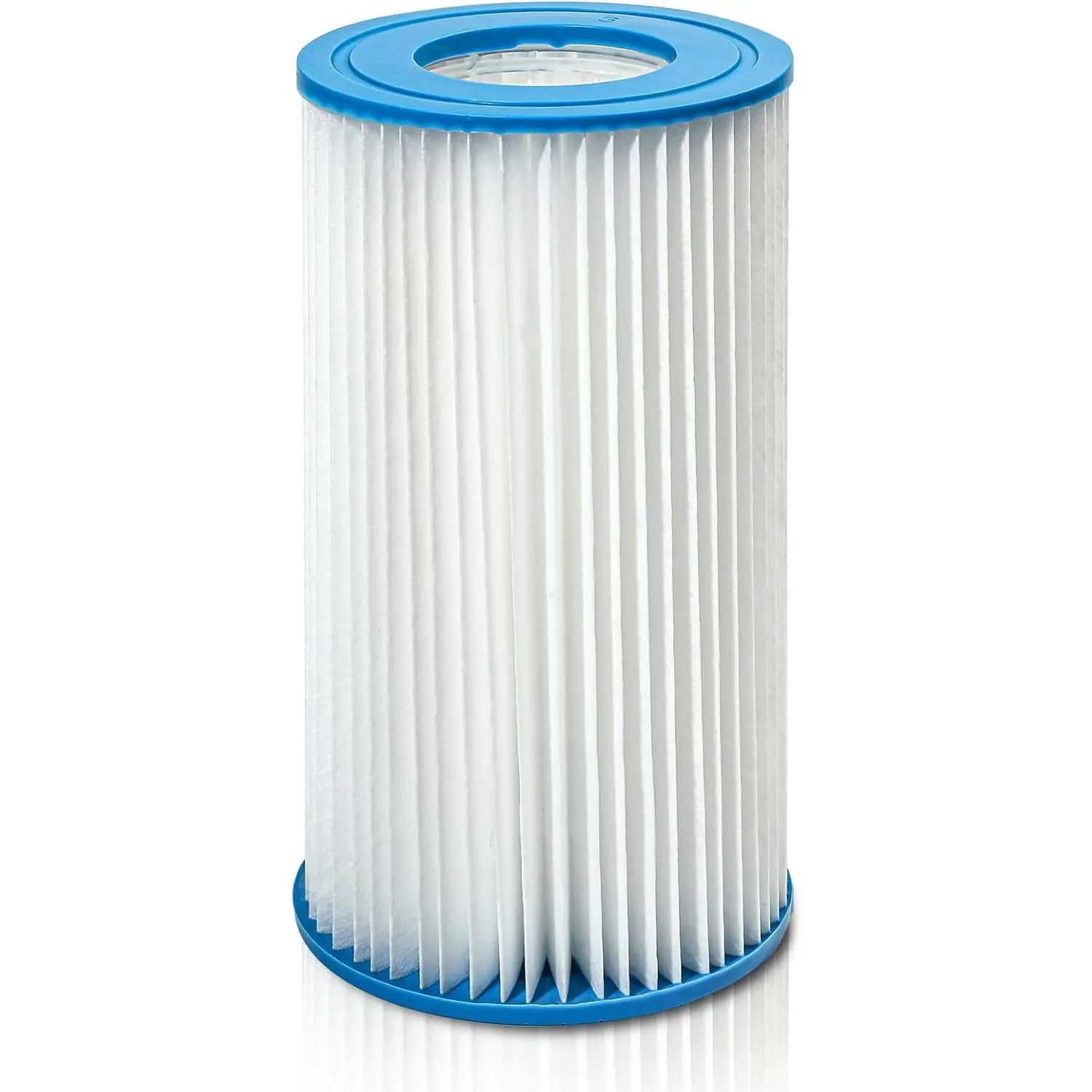 Cylindrical High-Fiber Type A/C Pool Filter Cartridge for 530/800/1000/1500 GPH Above Ground Pool Pumps, Easy-to-Use, Efficient Debris & Leaf Removal, Debris Removal