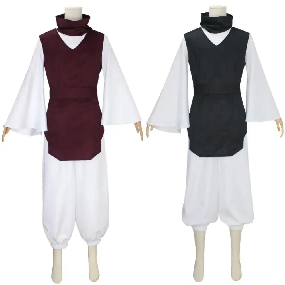Anime Choso Cosplay Costume with Vest Neck Gaiter Belt White Elastic Pants Halloween Choso kimono Outfits for Comic Con