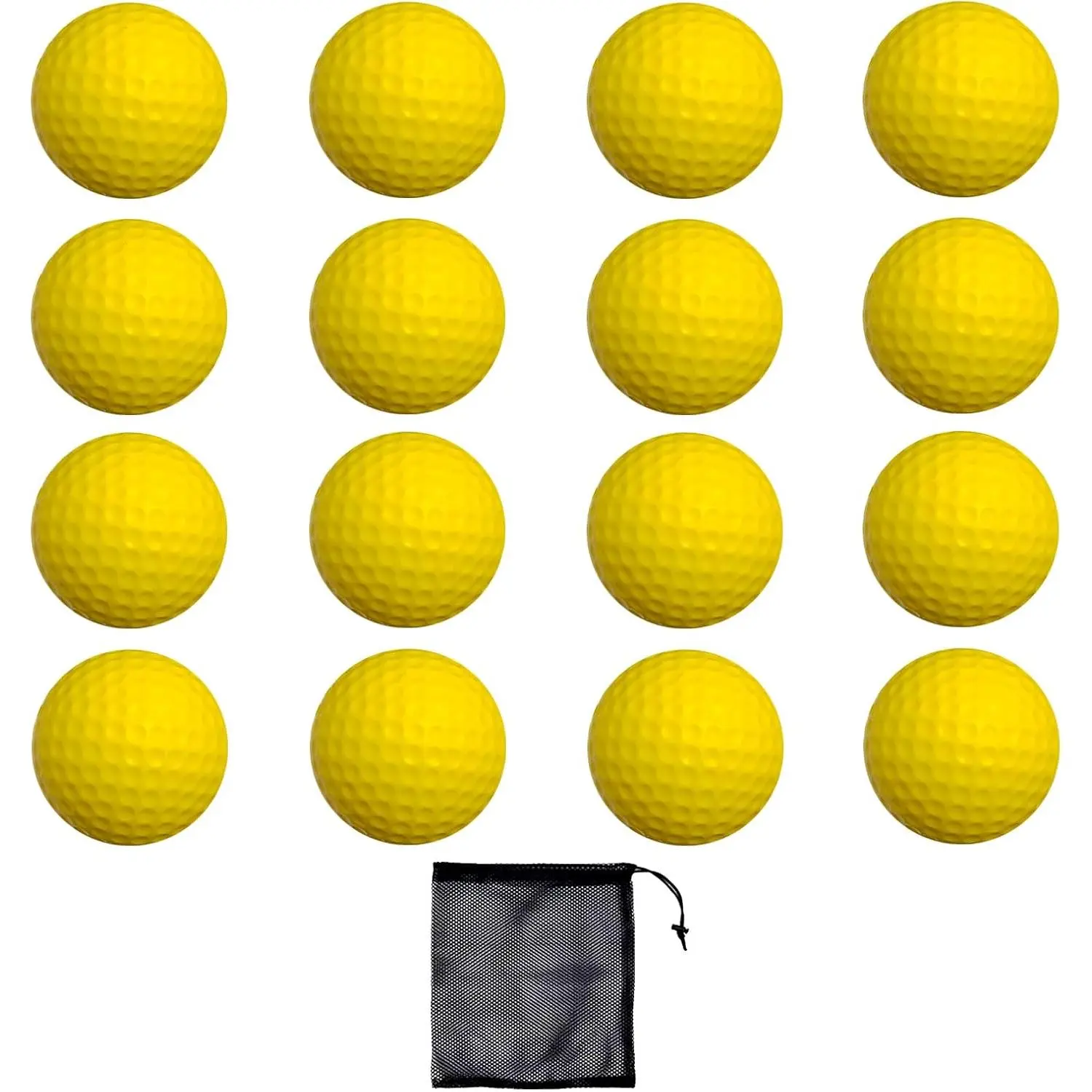 Foam Golf Practice Balls 16 or 54 Pack Soft Limited Flight Golf Balls, Perfect for Indoor and Backyard Swing Practice!…