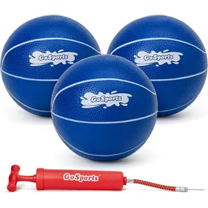 Swimming Pool Basketballs 3 Pack - Red or Blue - Great for Floating Water Basketball Hoops