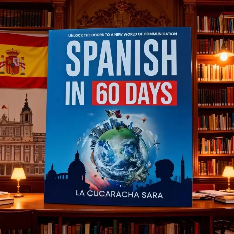 Spanish Learning Notebook, 60-Day Quick Start Planner, Daily Schedule Organizer, Essential Tool for Language Learners, Efficient Study Companion