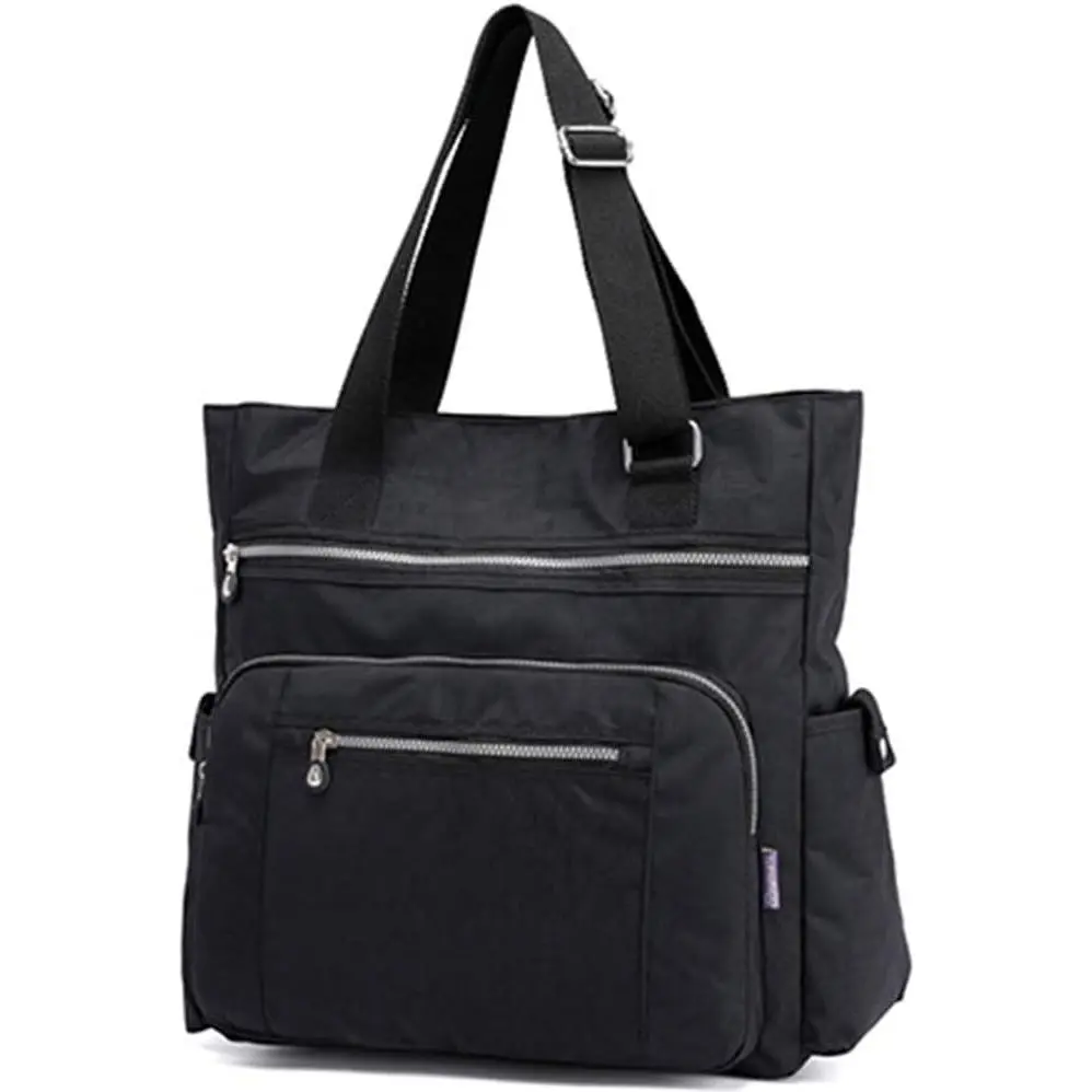 Multi Pocket Nylon  Handbag Large Women's  Bag Travel Purse