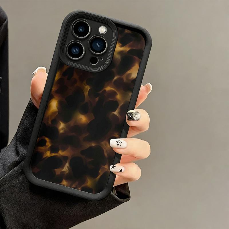 Premium Phone Case - Timeless tortoise shell pattern for authentic texture, Military-grade drop protection, soft silicone, ideal gift for classic lovers. Compatible with iPhone X/11/12/13/14/15/16/17 Pro Max/Plus/Air & Samsung Galaxy.