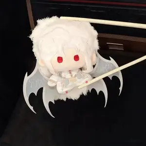 2026 hot item 10cm Cartoon Silverwing Fiend Sylus Doll Love and Deepspace Anime Doll Evil Demon Dragon Sylus Plushies Birthday Gift Girl Fans