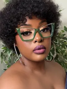 Cat Eye Large Frame Glasses for Women, New Fashionable Personality Eyewear, Trendy and Stylish Eyeglass Frames, Latest Design, Exaggerated Frames