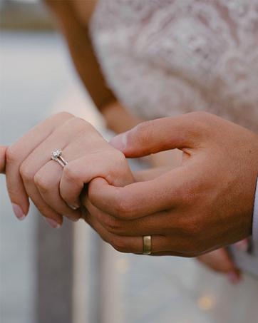 Jstyle Stainless Steel Rings for Men Wedding Ring Cool Simple Band 8MM Width 3 Pcs A Set