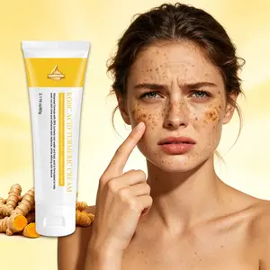 SUMIFANG Turmeric Brightening Cream 60g – Vitamin C + Niacinamide + Glutathione – Fades Dark Spots & Boosts Radiance – Facial Care for Dull & Pigmented Skin – Suitable for All Skin Types