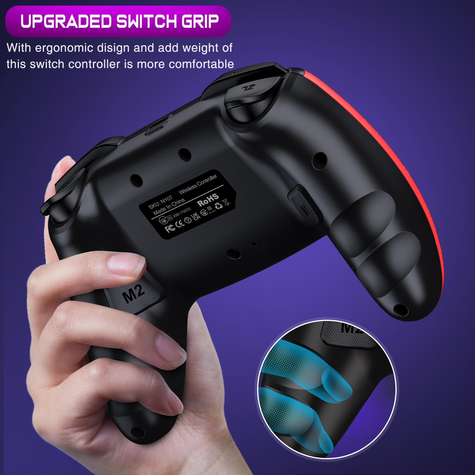 Switch 2 Controller for Switch 2/Switch/Lite/OLED/Android/iOS/PC, Wireless Pro Controller Work with Programmable,Vibration,TURBO & Wakeup Switch 2 Controller for Switch 2/Switch/Lite/OLED/Android/iOS/PC, Wireless Pro Controller Work with Programmable,Vibration,TURBO & Wakeup