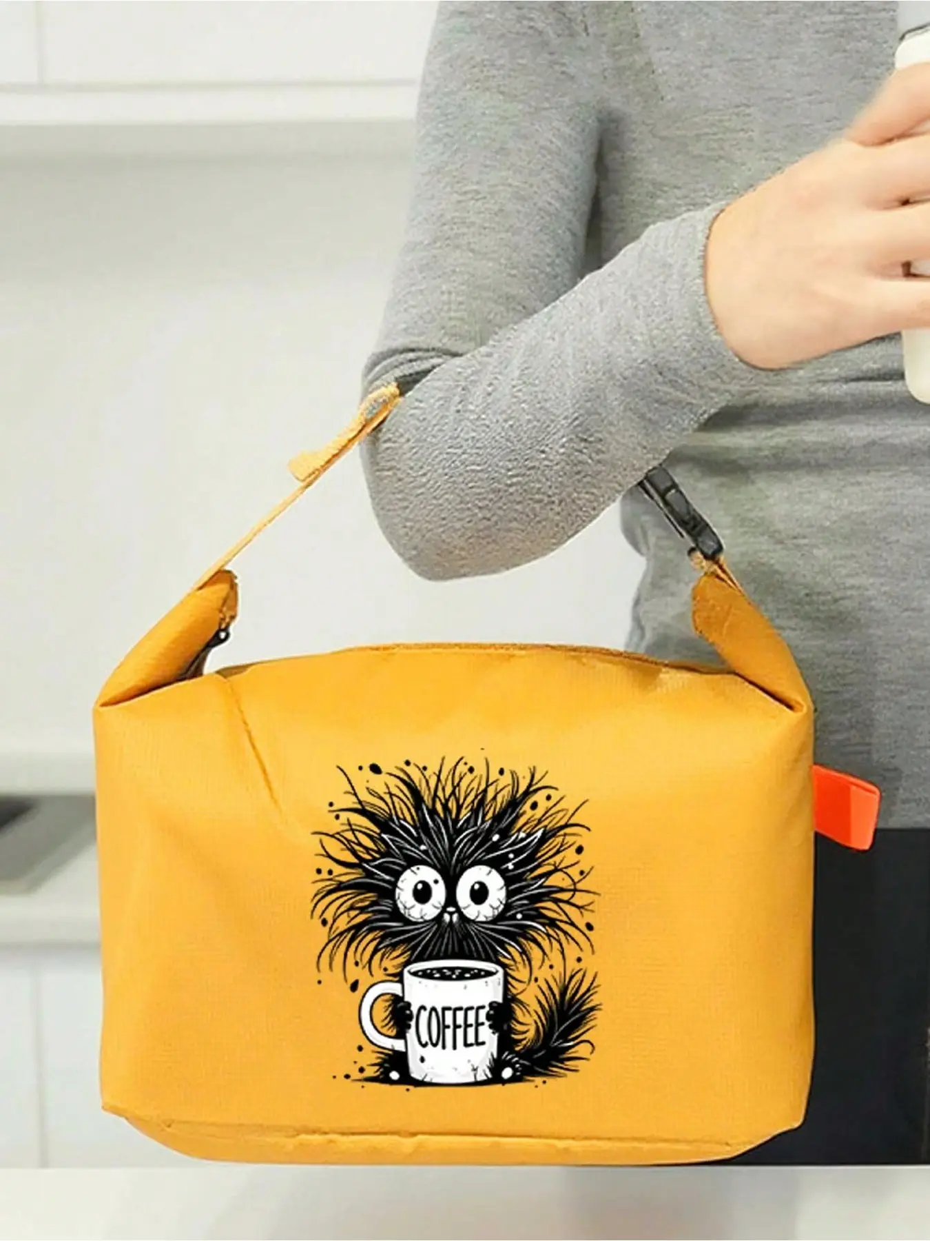 Waterproof Lunch Bag, Portable Large Capacity Insulated Lunch Bags Cooler Pouch, Leak-Proof, Durable Zipper, Ideal for Outdoor Activities