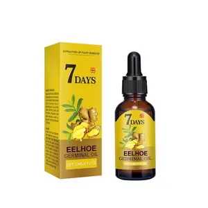 EELHOE Ginger Hair Oil - Nourishing Scalp Treatment with Natural Essential Oils for Healthy-Looking Hair Growth & Hydration